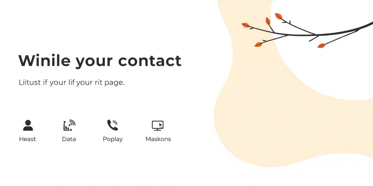 Imagen abstracta de comunicación y conexión, temática minimalista para página de contacto.